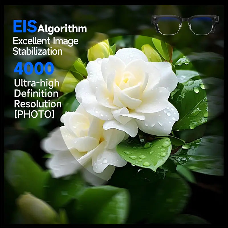 LUSBY AI Metal Half-Frame Smart Glasses