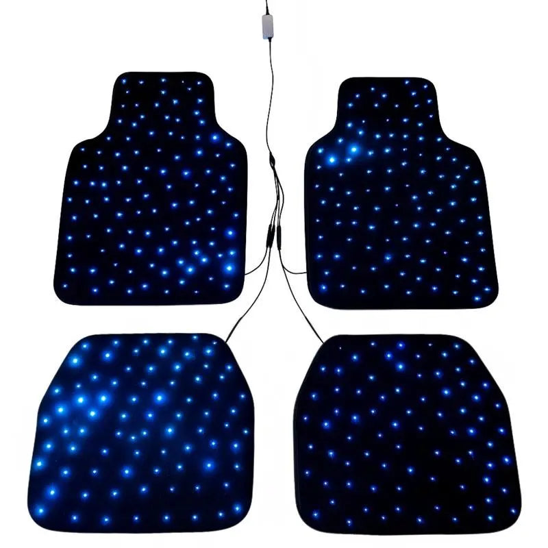 Waterproof Car Floor Mats with LED Accents