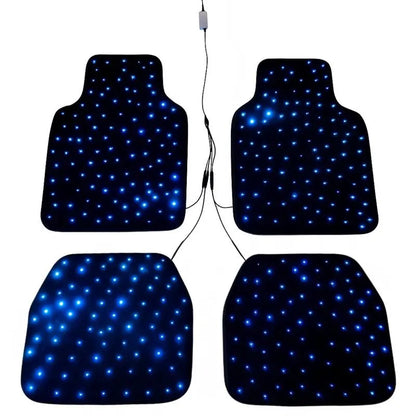 Waterproof Car Floor Mats with LED Accents
