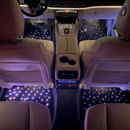 Waterproof Car Floor Mats with LED Accents