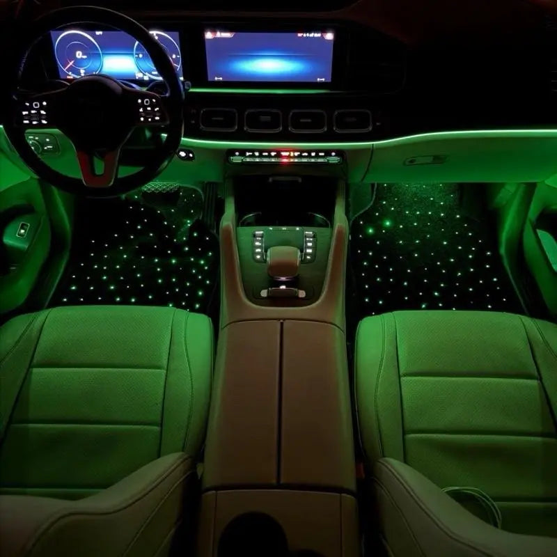 Waterproof Car Floor Mats with LED Accents