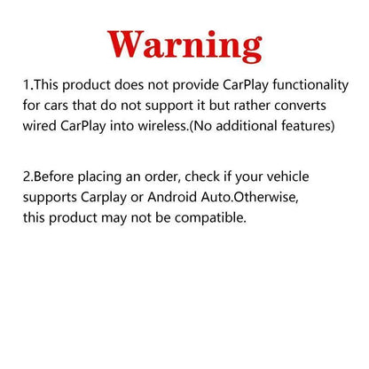 YURNLV Wireless CarPlay Dongle for 2026 Cars