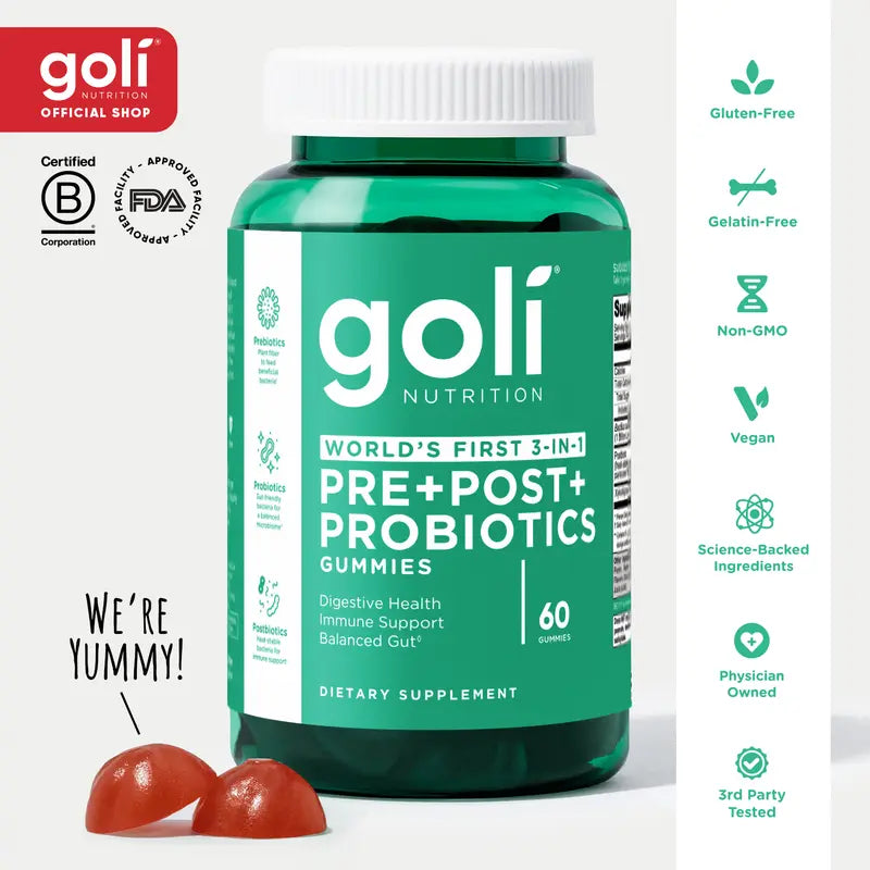 Wellness Trio: Gut, Immunity & Stress Support Gummies